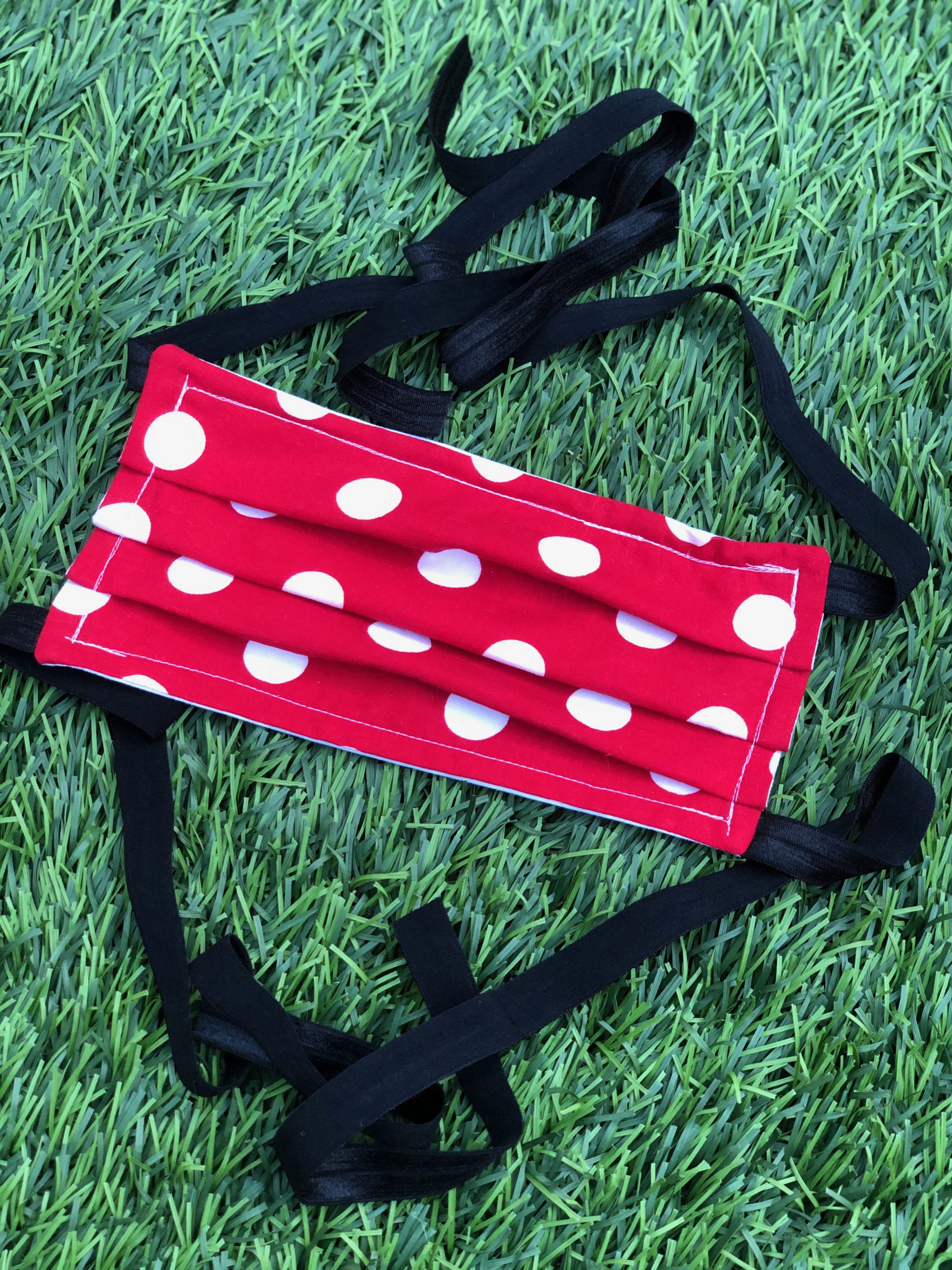 DIY Reusable Face Mask with Ties, Removable Filter Pocket, and Nose